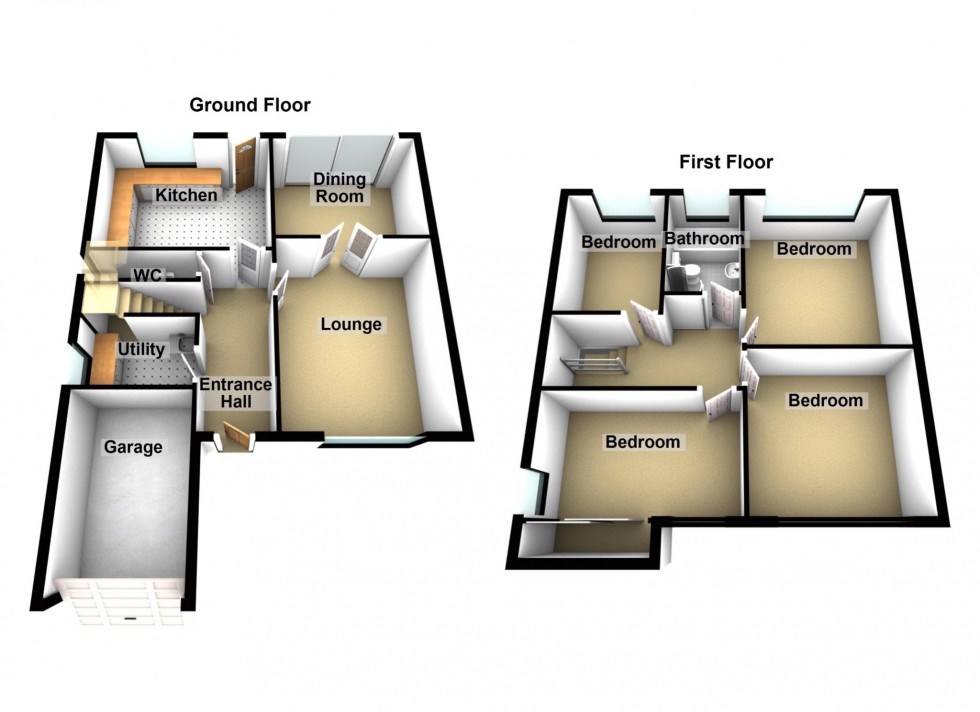 Floorplan for Downs Road, Istead Rise, DA13