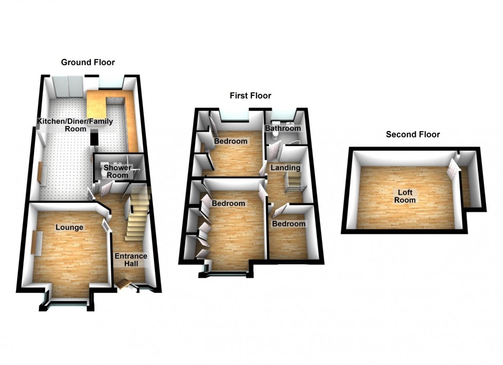 Floorplan for Smarts Road, Gravesend, Kent, DA12