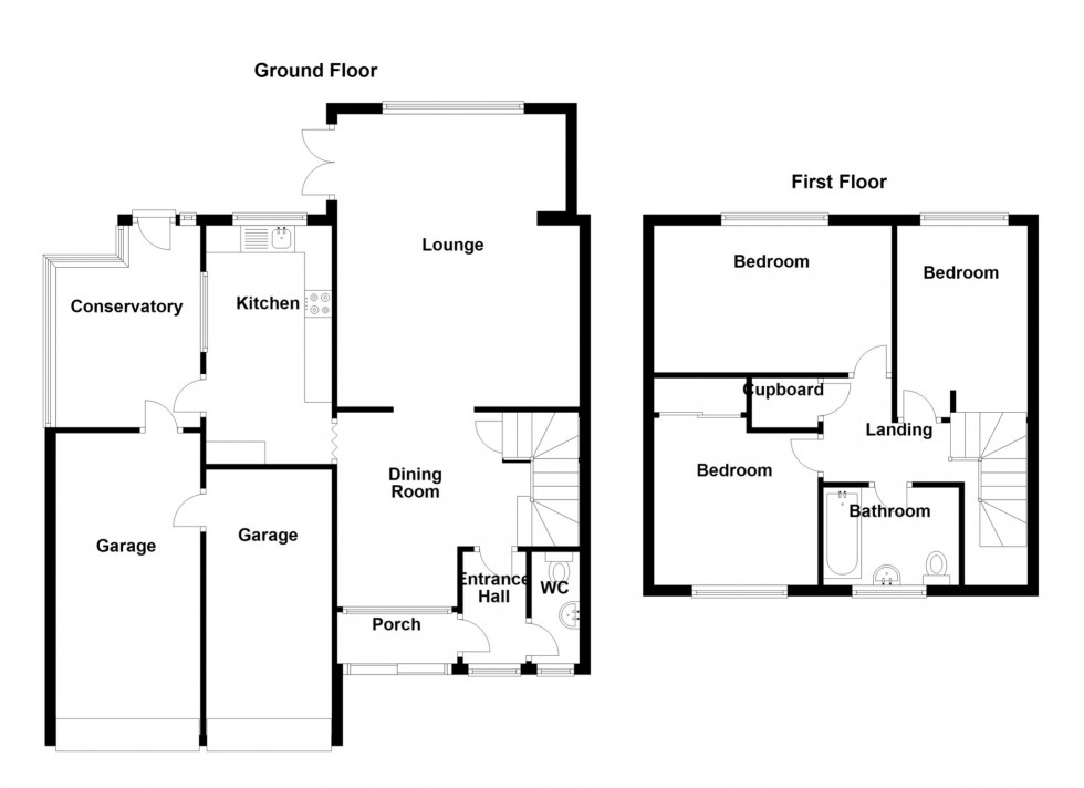 Floorplan for Worcester Close, Istead Rise, DA13 9LB