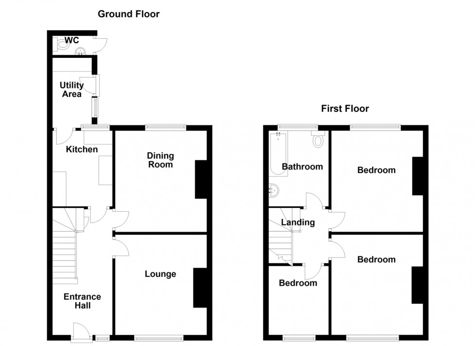 Floorplan for Cecil Road, Gravesend, Kent, DA11