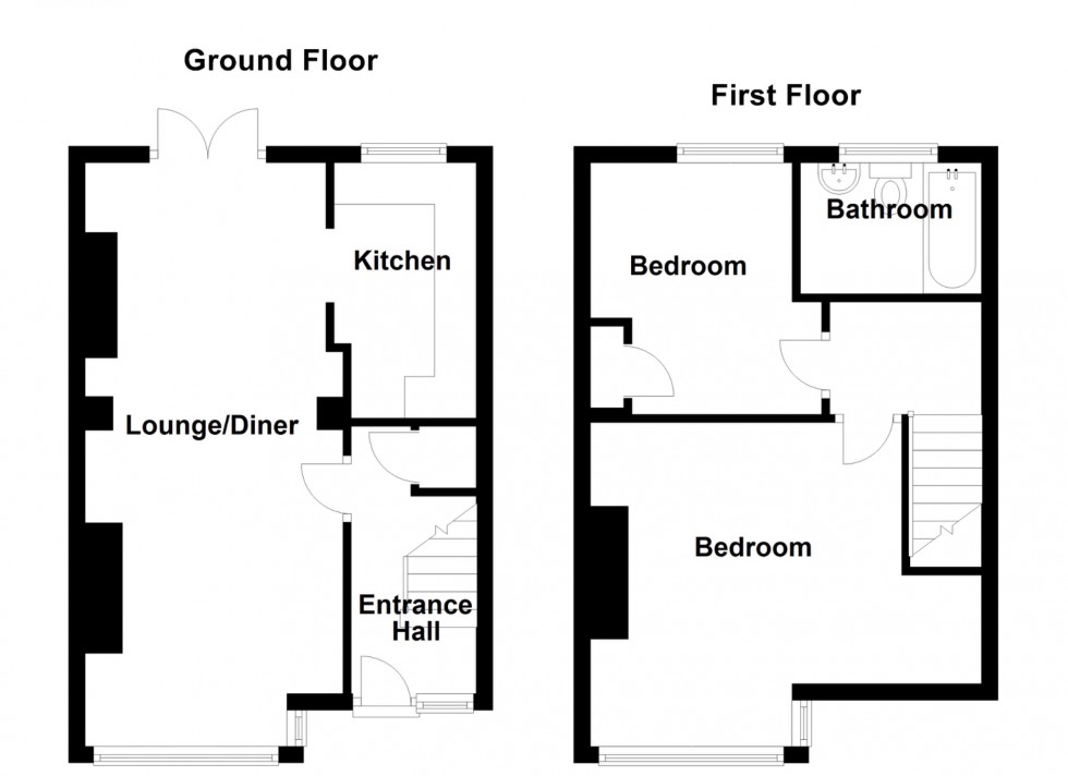 Floorplan for Sharland Road, Gravesend, Kent, DA12