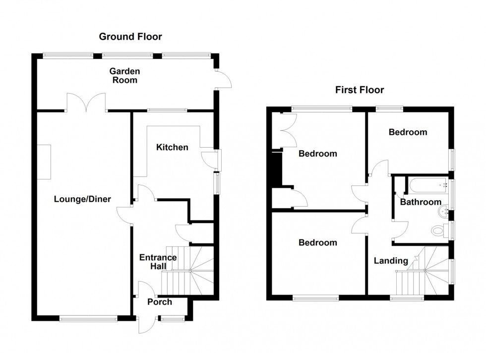 Floorplan for St. Georges Crescent, Gravesend, DA12