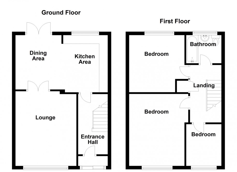 Floorplan for Chalk Road, Gravesend, Kent, DA12