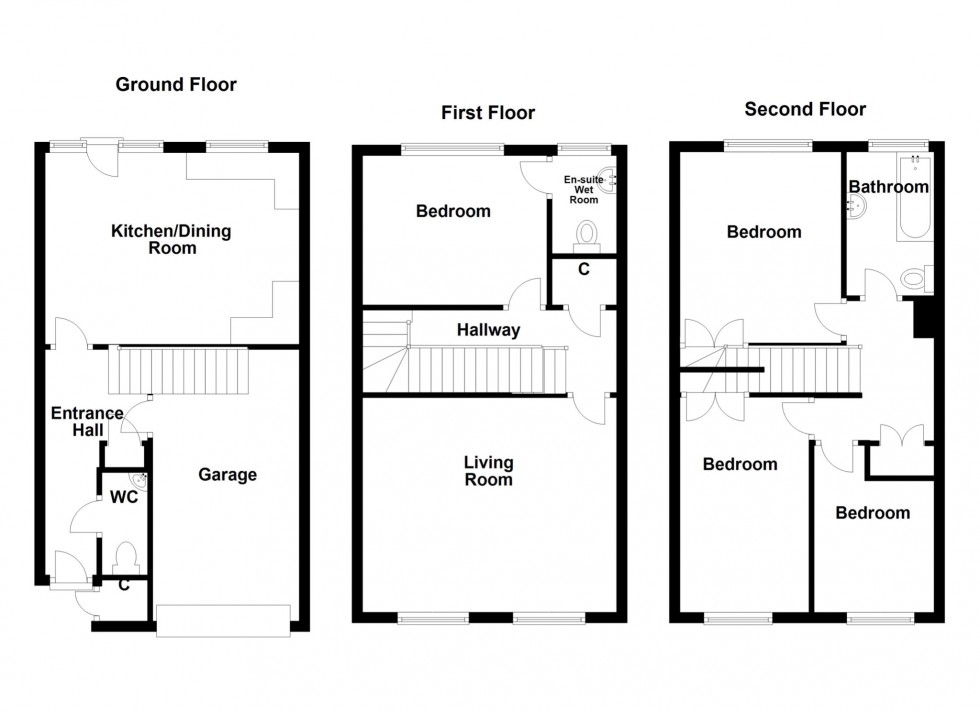 Floorplan for Pelham Road, Gravesend, Kent, DA11