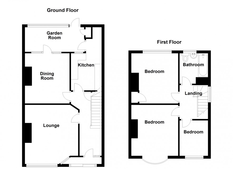 Floorplan for Milroy Avenue, Northfleet, Gravesend, Kent, DA11