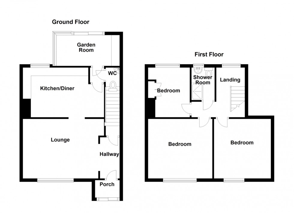 Floorplan for Princes Road, Gravesend, Kent, DA12