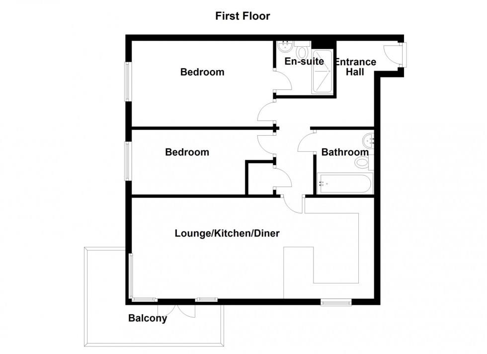 Floorplan for Baltic Wharf, Clifton Marine Parade, Gravesend, Kent, DA11