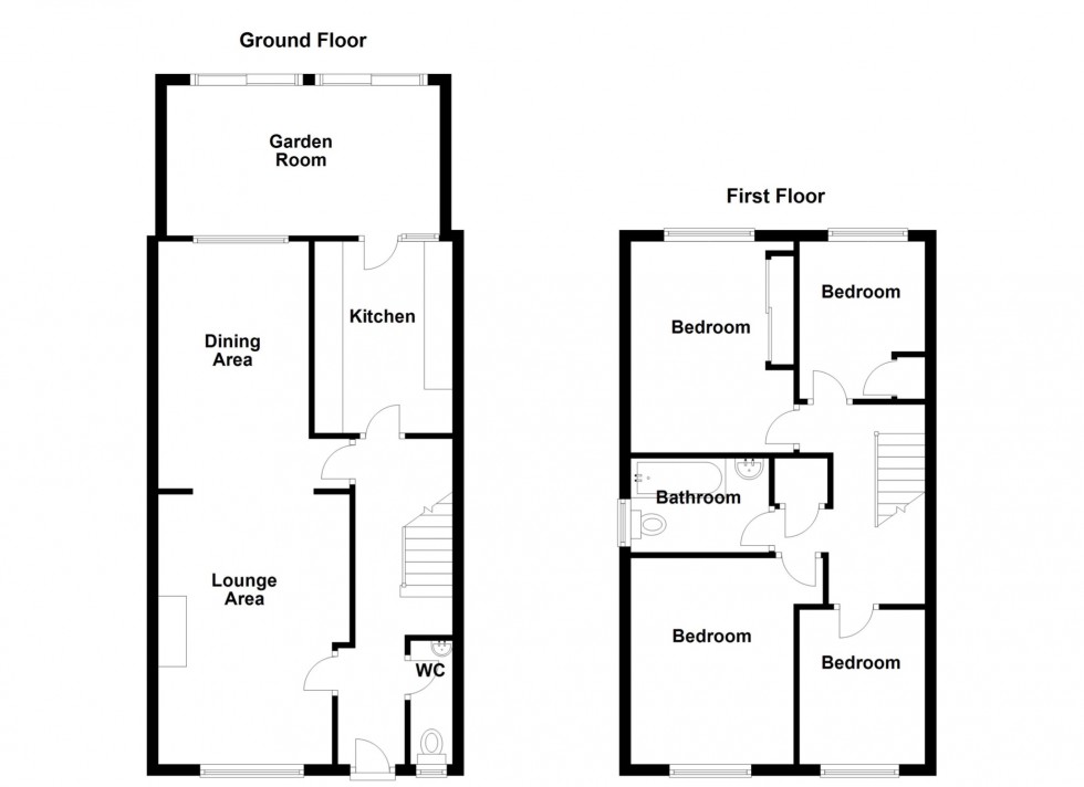 Floorplan for Hawthorne Close, Gravesend, Kent, DA12