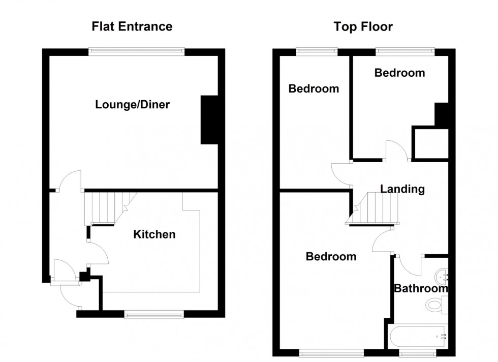 Floorplan for Park Place, Gravesend, Kent, DA12