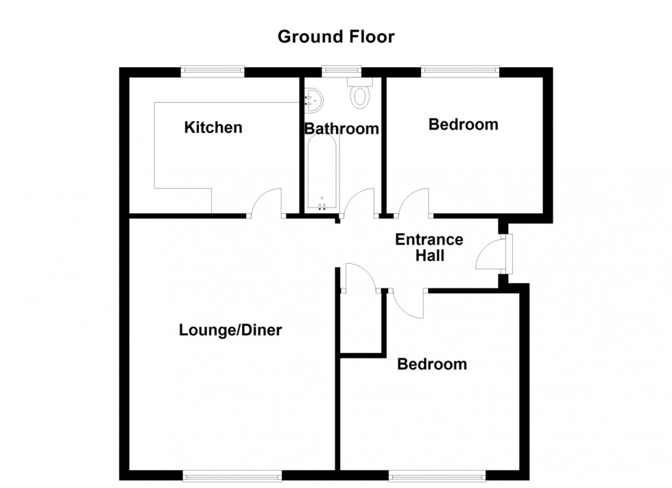 Floorplan for Gunn Road, Swanscombe, Kent, DA10