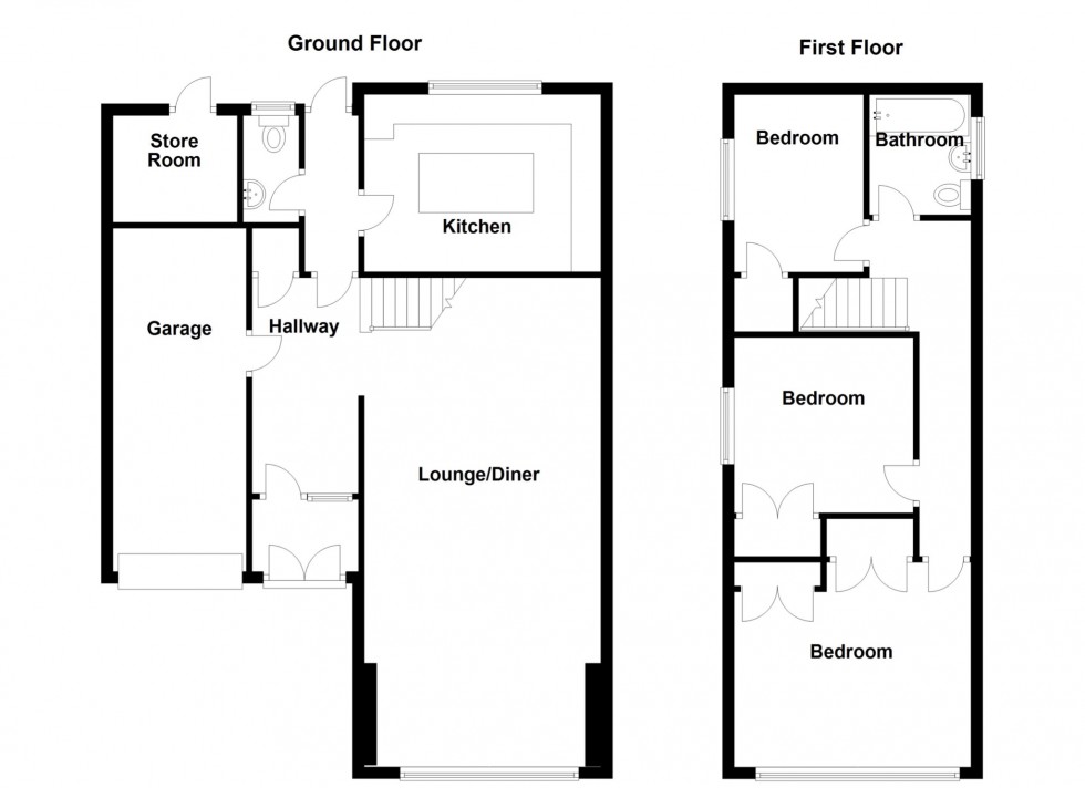 Floorplan for Vicarage Drive, Northfleet, Gravesend, Kent, DA11
