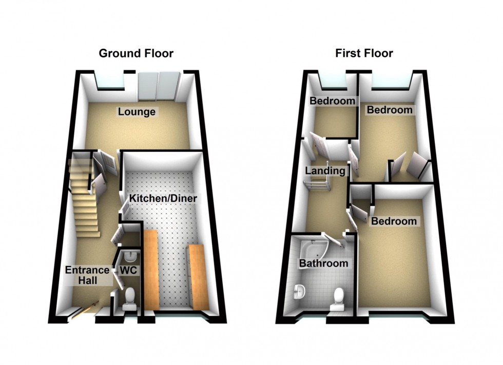 Floorplan for Alfred Place, Northfleet, DA11