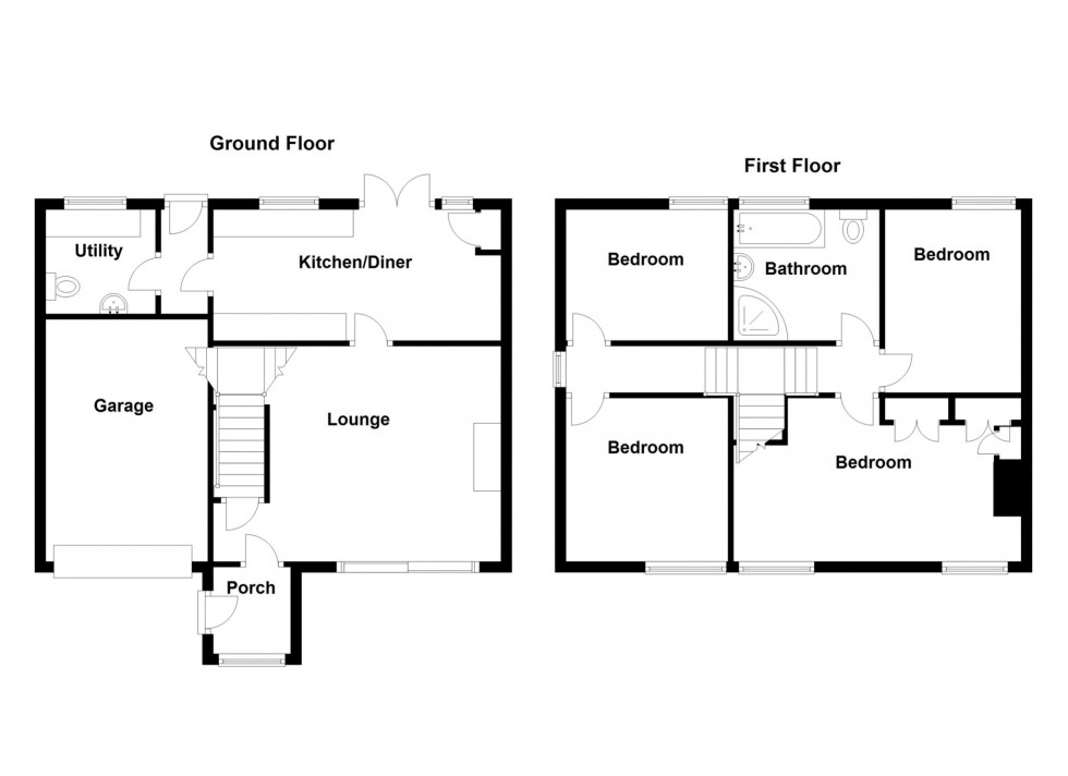 Floorplan for Banbury Villas, Hook Green Road, Southfleet, Gravesend, Kent, DA13