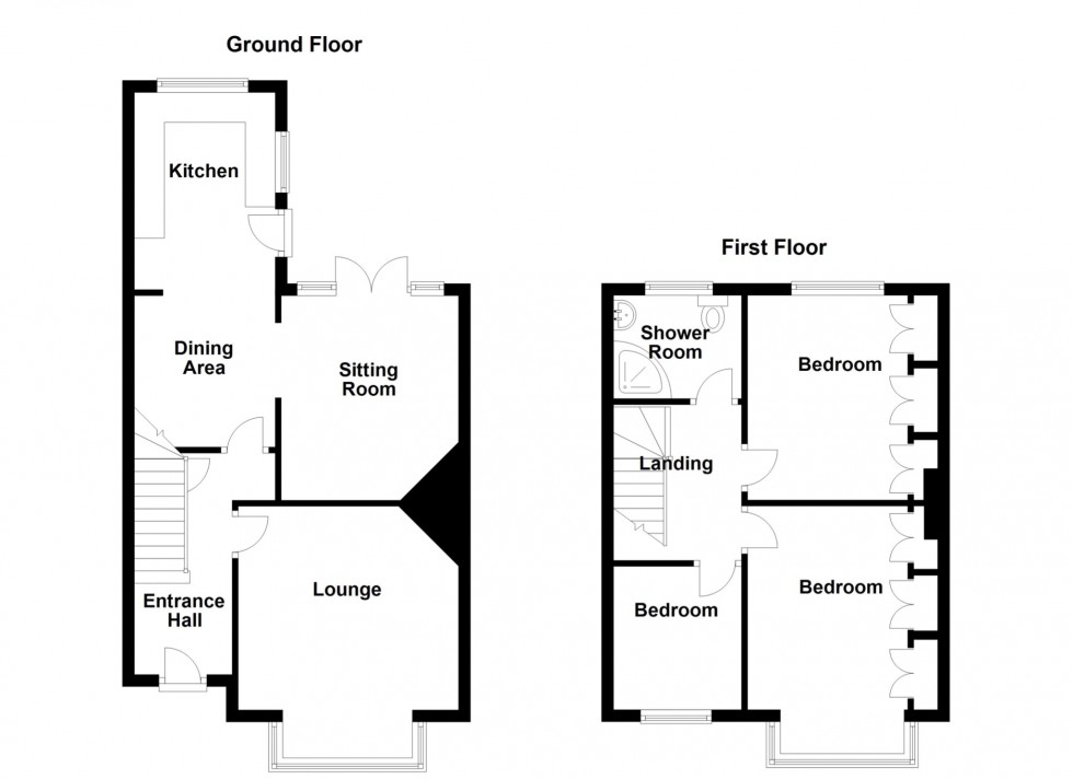 Floorplan for Hillside Avenue, Gravesend, Kent, DA12
