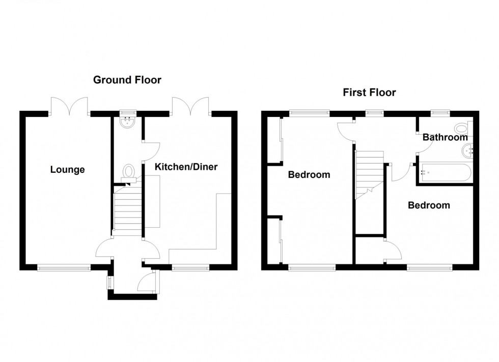 Floorplan for Epsom Close, Gravesend, Kent, DA12
