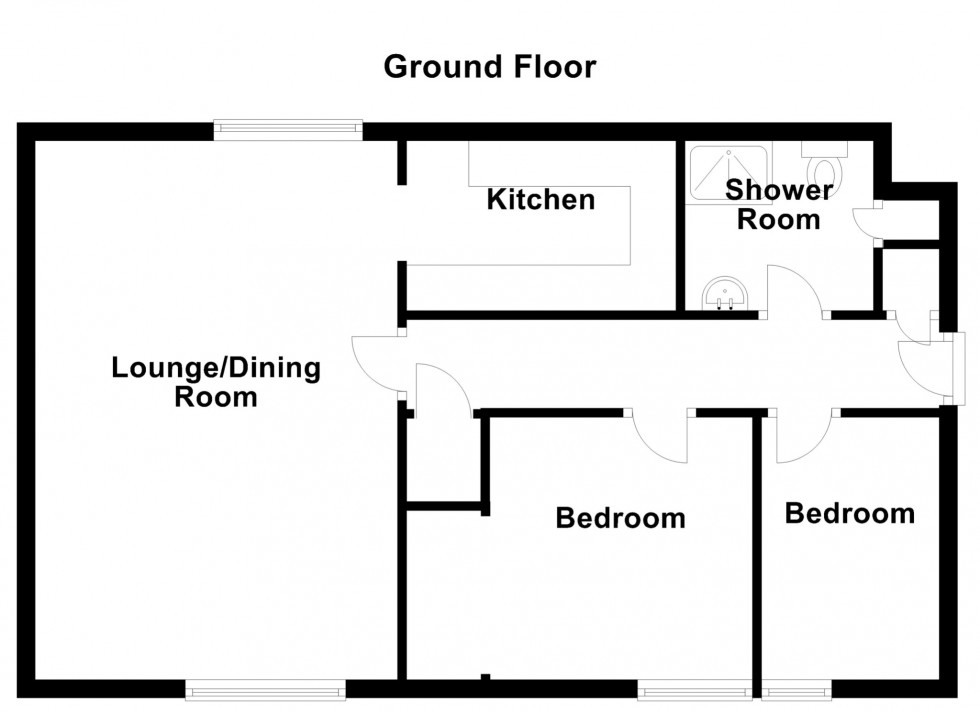 Floorplan for All Saints Church, Galley Hill Road, Swanscombe, DA10