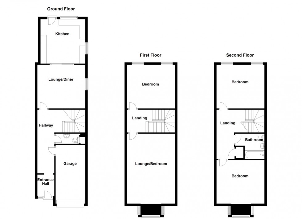 Floorplan for Pelham Road, Gravesend, Kent, DA11