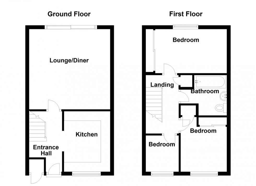 Floorplan for Apsledene, Gravesend, Kent, DA12