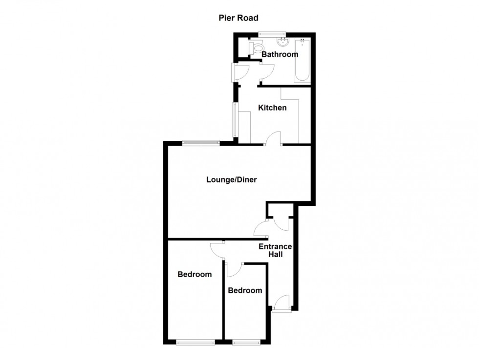 Floorplan for Pier Road, Northfleet, Gravesend, Kent, DA11
