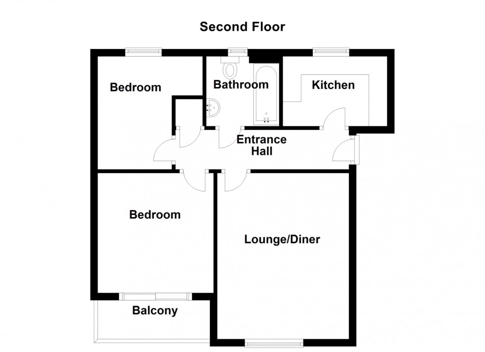 Floorplan for Culvers Court, Fenners Marsh, Gravesend, Kent, DA12