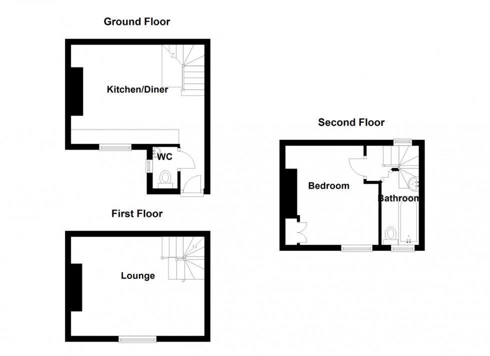 Floorplan for Royal Oak Terrace, Gravesend, Kent, DA12