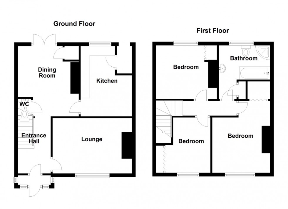 Floorplan for Vale Road, Northfleet, Gravesend, Kent, DA11