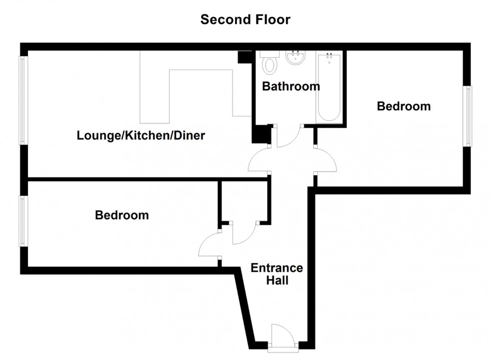 Floorplan for Aurora Court, Romulus Road, Gravesend, Kent, DA12