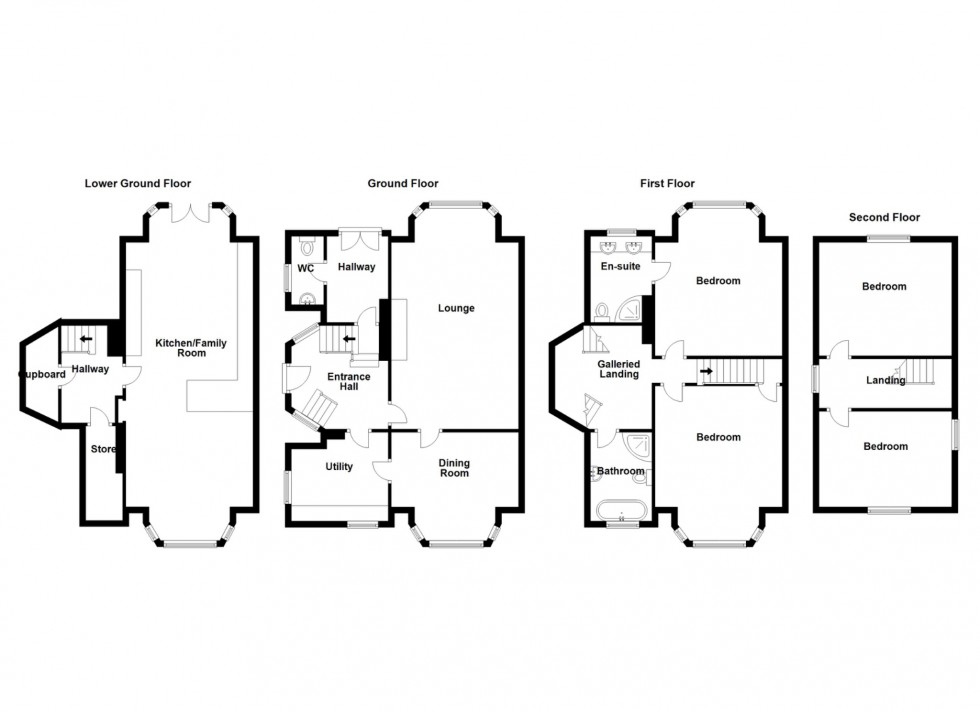 Floorplan for Whitehill Road, Gravesend, Kent, DA12