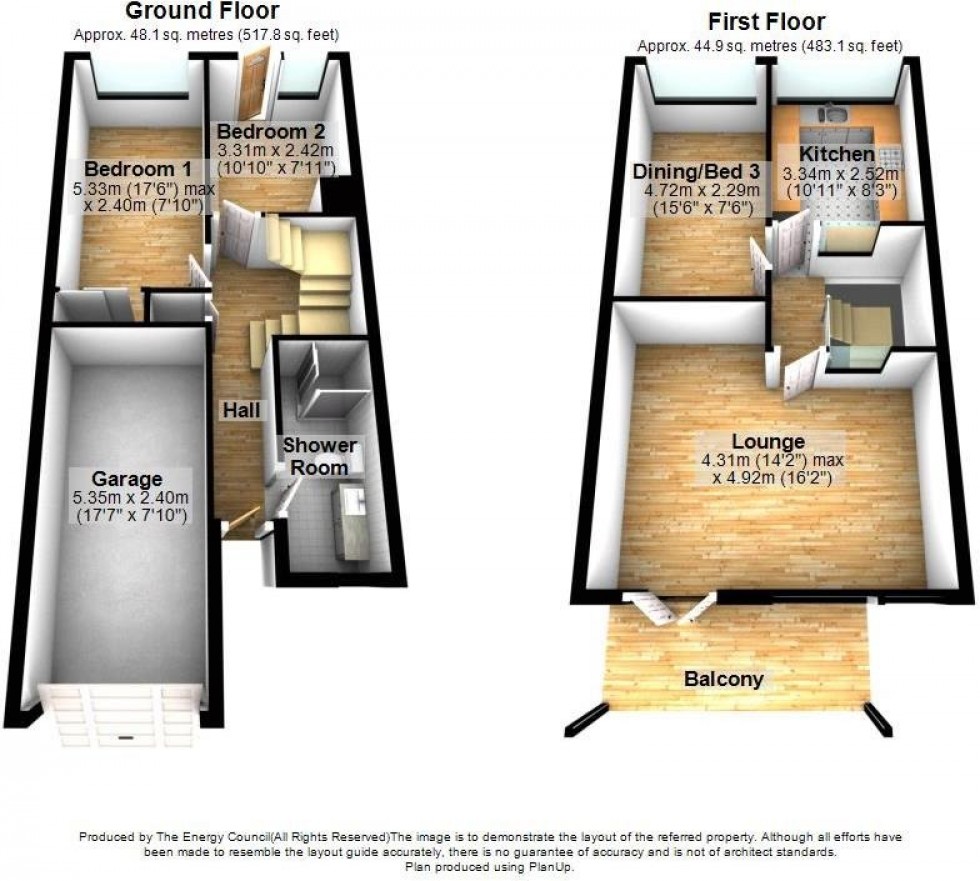 Floorplan for Glen View, Gravesend, Kent, DA12