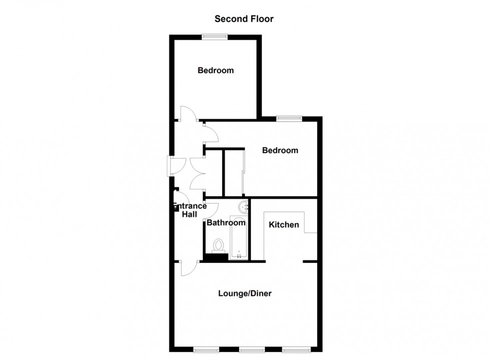Floorplan for Melbourne Quay, West Street, Gravesend, Kent, DA11