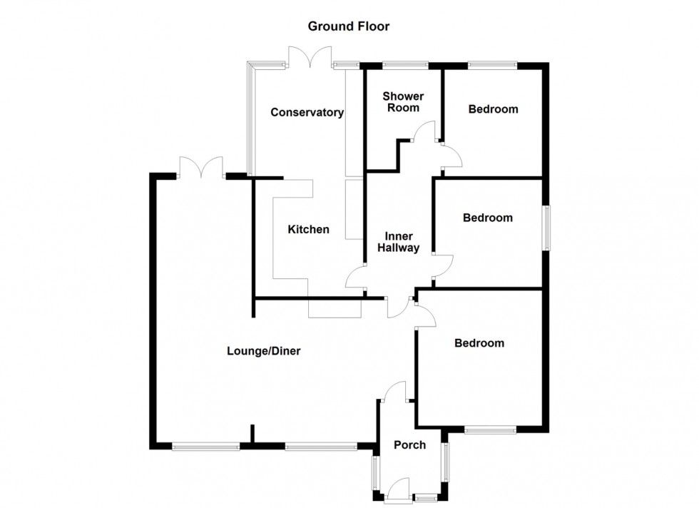 Floorplan for Coutts Avenue, Shorne, Gravesend, Kent, DA12
