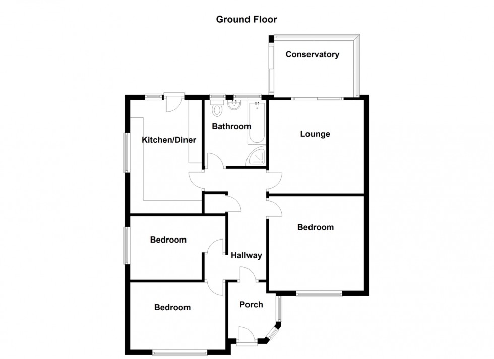 Floorplan for The Drive, Gravesend, Kent, DA12