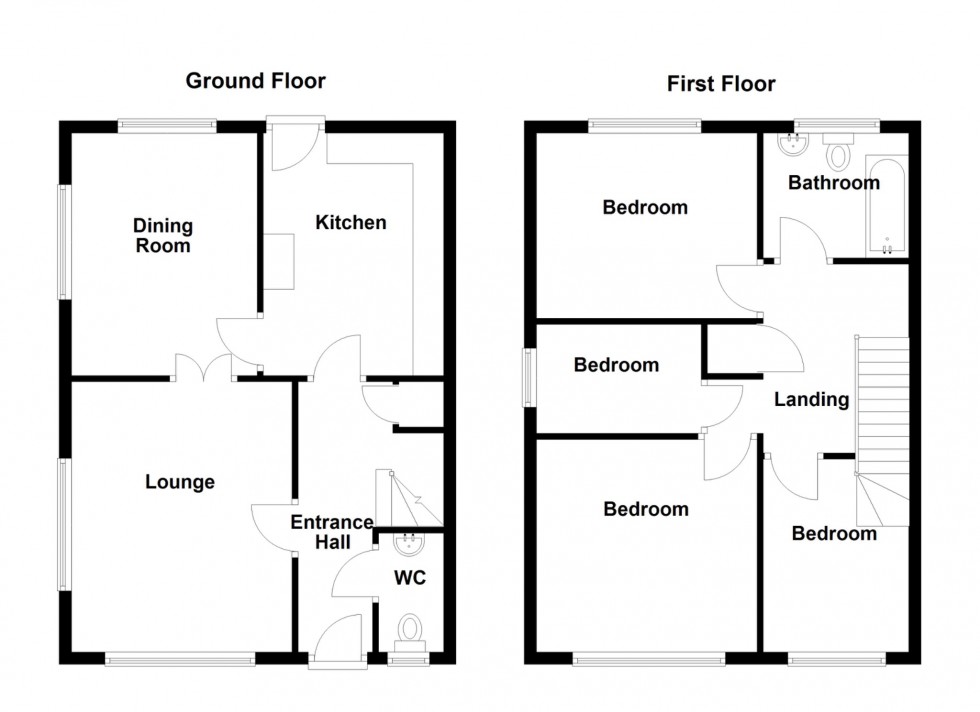 Floorplan for Sharland Road, Gravesend, Kent, DA12