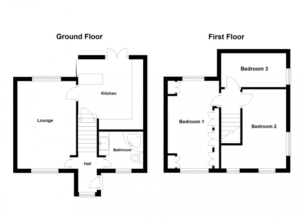 Floorplan for Beech Road, Rochester, Kent, ME2