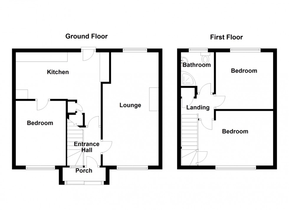 Floorplan for Hever Court Road, Gravesend, Kent, DA12