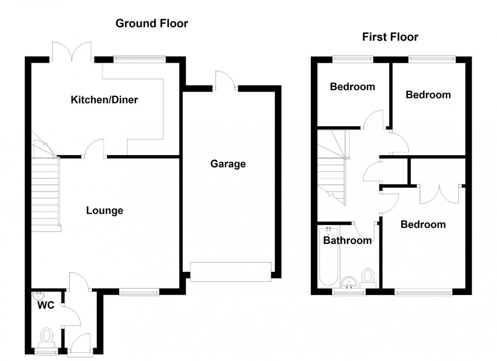 Floorplan for Mermaid Close, Gravesend, Kent, DA11