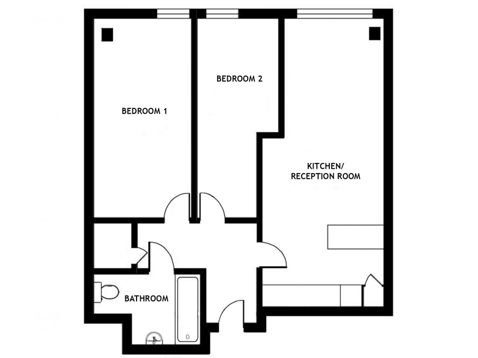 Floorplan for Venture Court, Canal Road, Gravesend, Kent, DA12