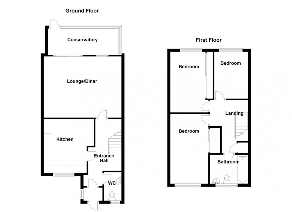 Floorplan for Aintree Close, Gravesend, Kent, DA12