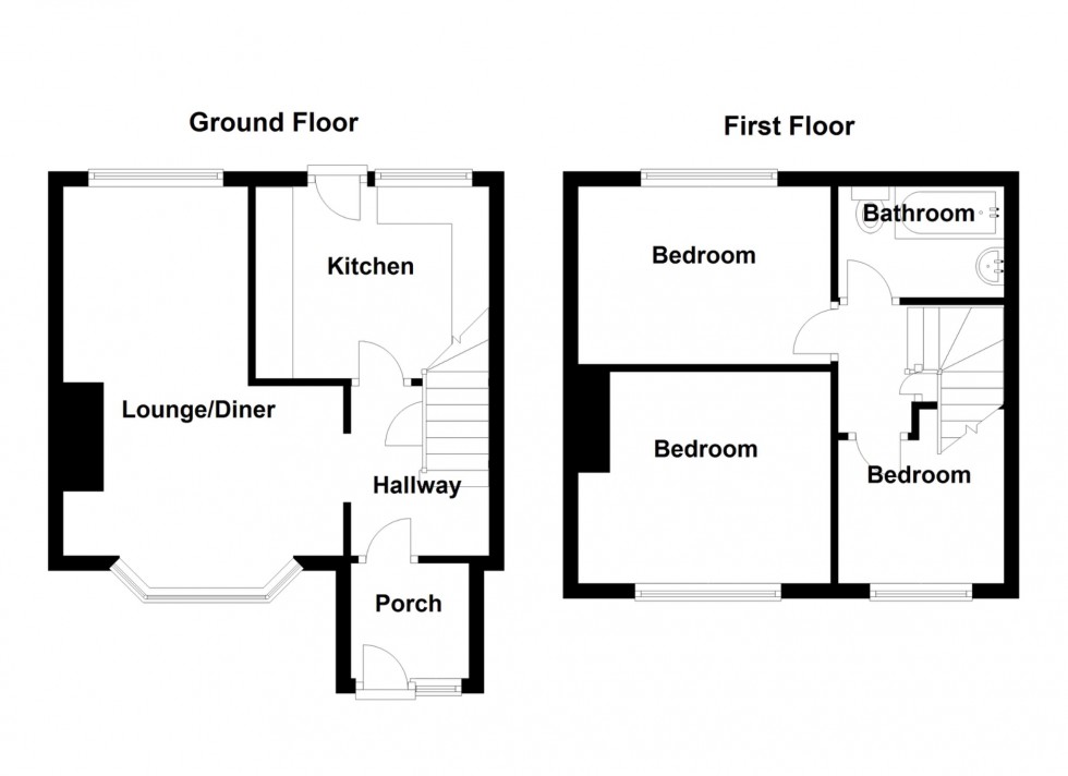 Floorplan for Pickwick Crescent, Rochester, ME1