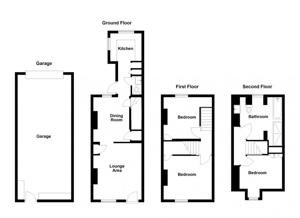 Floorplan for Providence Cottages, Crutches Lane, Higham, Rochester, Kent, ME3