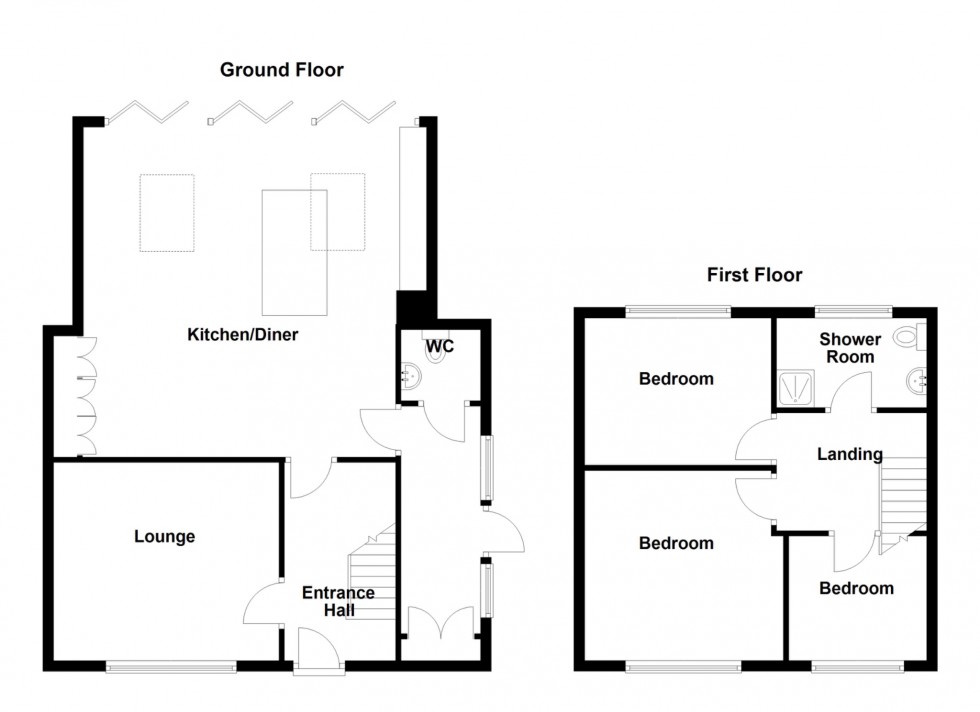 Floorplan for Bourne Road, Gravesend, DA12