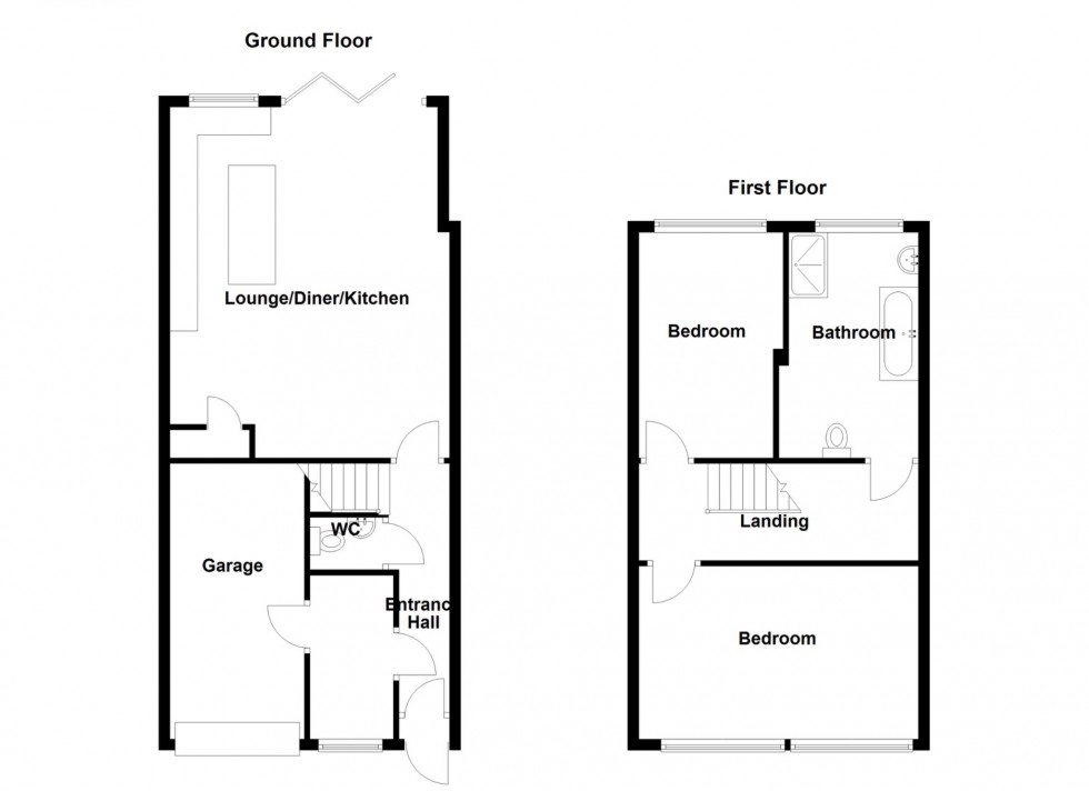 Floorplan for Ivy Close, Gravesend, Kent, DA12
