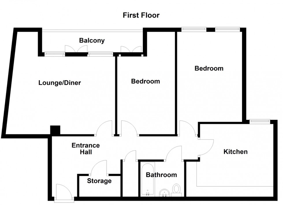 Floorplan for The Pavilion, Wrotham Road, Gravesend, Kent, DA11