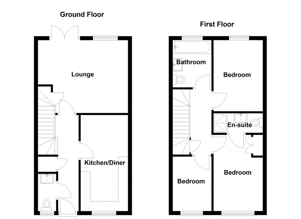 Floorplan for Chancel Drive, Wainscott, Rochester, Kent, ME3