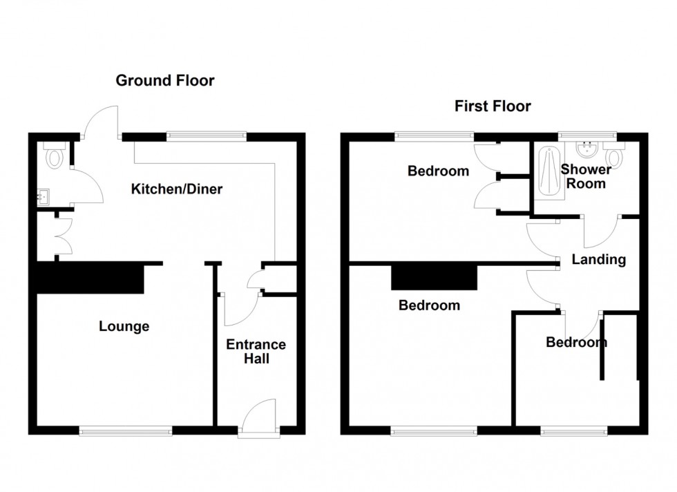 Floorplan for Dene Holm Road, Northfleet, Gravesend, Kent, DA11