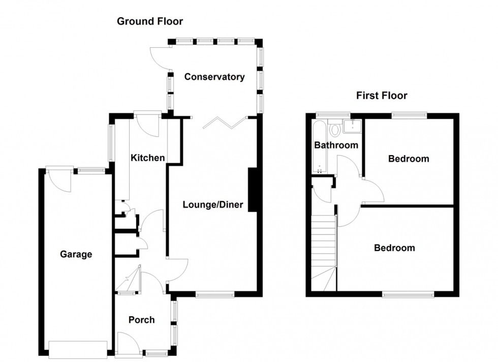 Floorplan for Goodwood Crescent, Gravesend, Kent, DA12