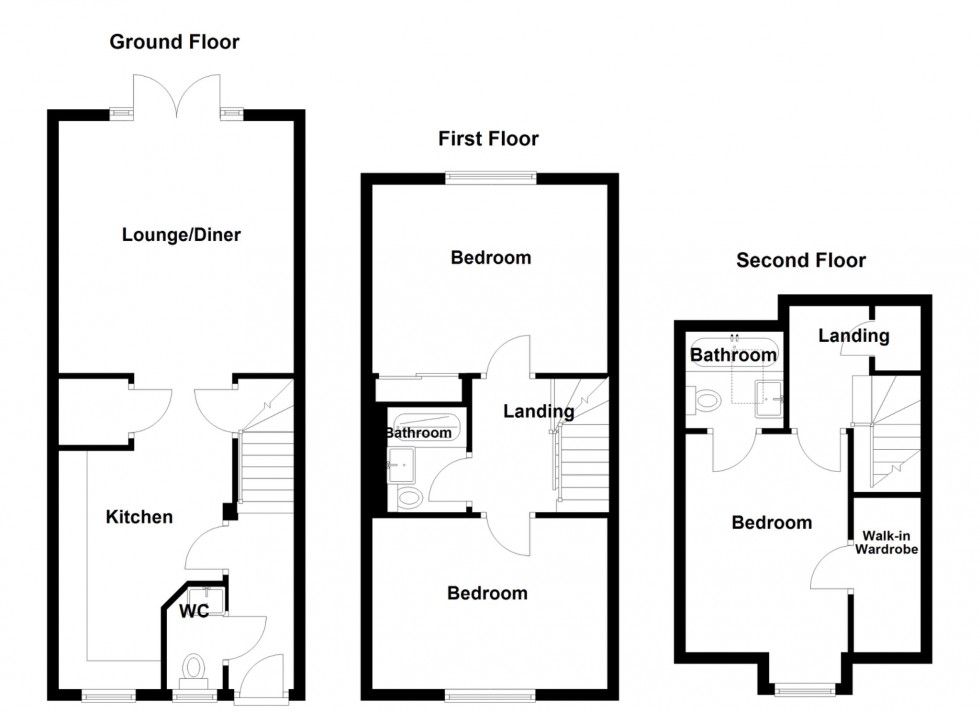 Floorplan for Milton Mount Terrace, Old Road East, Gravesend, Kent, DA12