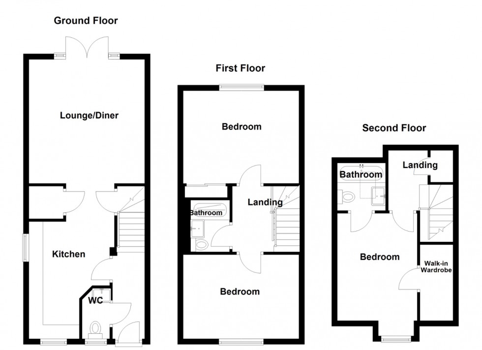 Floorplan for Milton Mount Terrace, Old Road East, Gravesend, Kent, DA12