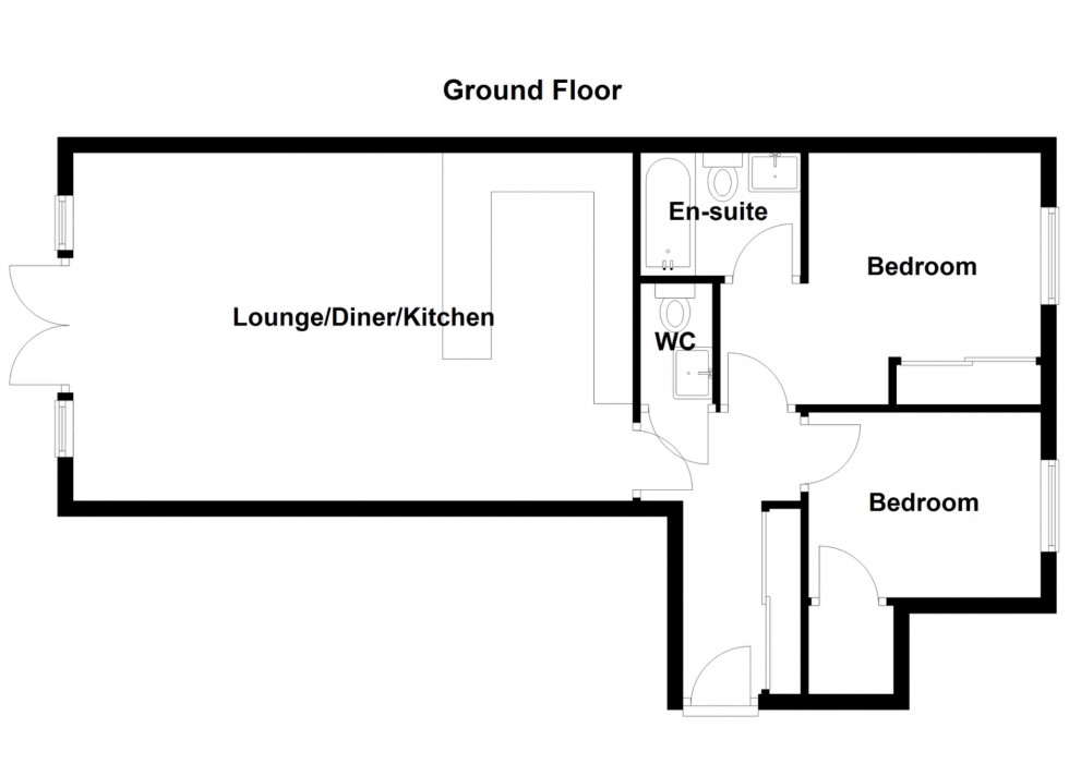 Floorplan for Bridge House, Valetta Way, Rochester, ME1