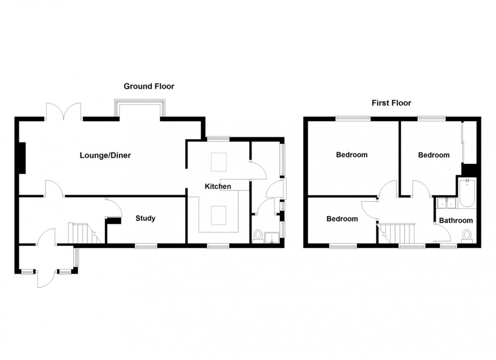 Floorplan for Hollands Close, Shorne, Gravesend, Kent, DA12